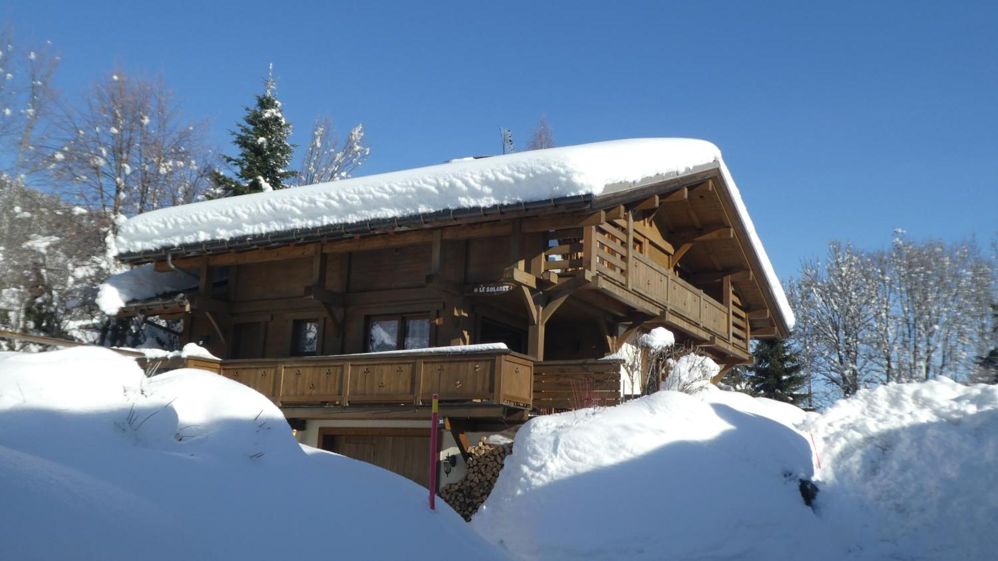 Chalet Le Solaret Межев Экстерьер фото